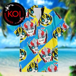 Transformers Bumblebee Ratchet Head Chibi Pattern Hawaiian Shirt