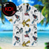 Transformers Optimus Prime Bumblebee Megatron Head Pattern Hawaiian Shirt