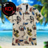 Transformers Optimus Prime Head Chibi Pattern Red Hawaiian Shirt