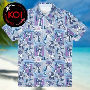 Transformers Optimus Prime Megatron Comics Pattern Hawaiian Shirt