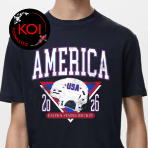 USA Hockey Gold Olympics Winter 2026 Champion Helmet Unisex T-Shirt