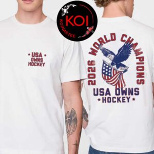 USA Hockey Gold Olympics Winter 2026 World Champion Two Sided T-Shirt