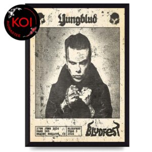 Yungblud Bludfest 2026 Park 360 Hradec Kralove Czech On June 27th Home Decor Poster Canvas