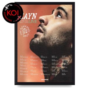 Zayn Malik 2026 Tour Dates The Konnakol Home Decor Poster Canvas