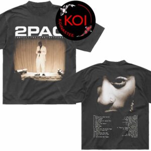 2pac Until The End Of Time Anniversary 25 Years World Wide Washed Two Sided T-Shirt