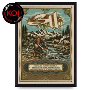 311 Band California 2026 CA Channel Madonna Expo Center The Majestic Ventura Theatre March 1 3 4 Home Decor Poster Canvas