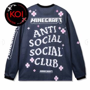 Anti Social Social Club x Minecraft Blossom All Over Print Sweatshirt Long Sleeve