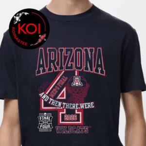 Arizona Wildcats Mens Basketball 2026 Final Four Number Unisex T Shirt