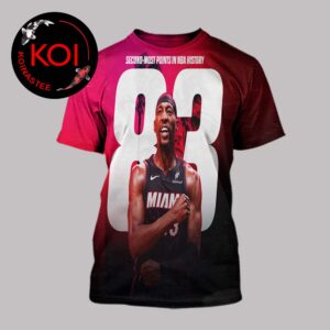 Bam Adebayo Miami Heat 83 Points Second Most Points In NBA History All Over Print T-Shirt