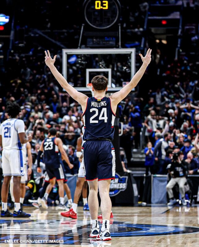 Braylon Mullins Game Winner In Final Second 2026 UConn Huskies Beat Duke Blue Devils Men's Basketball NACC March Madness