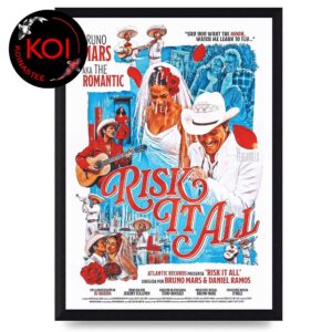 Bruno Mars Risk It All The Romantic Home Decor Poster Canvas