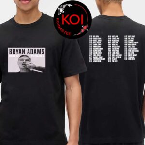 Bryan Adams 2026 Tour Dates Roll With The Puch Two Sided T-Shirt