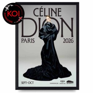 Celine Dion Paris 2026 On September October Tour Home Decor Poster Canvas