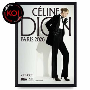 Celine Dion Paris 2026 Tour On September October Home Decor Poster Canvas