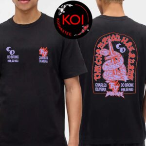 Charles Oliveira 1989 Do Bronx Black Two Sided T-Shirt