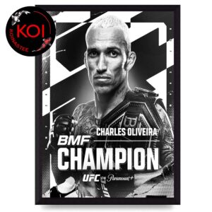 Charles Oliveira BMF Champion 2026 UFC 326 Home Decor Poster Canvas