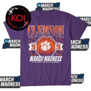 Clemson Tigers Men’s Basketball 2026 March Madness Unisex T-Shirt Hoodie