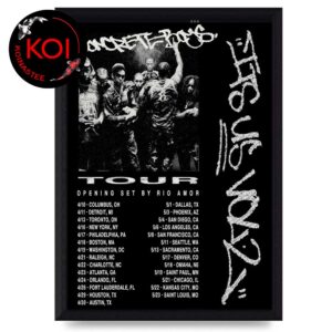 Concrete Boys 2026 Tour Dates Opening Set By Rio Amor Home Decor Poster Canvas