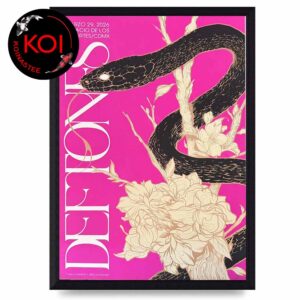 Deftones CDMX 2026 Marzo 29 Palacio De Los Deportes Home Decor Poster Canvas