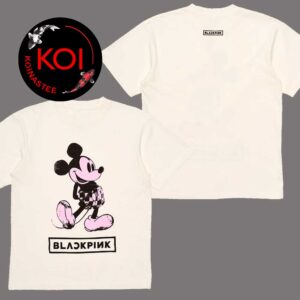 Disney x BLACKPINK Mickey Mouse White Two Sided T Shirt