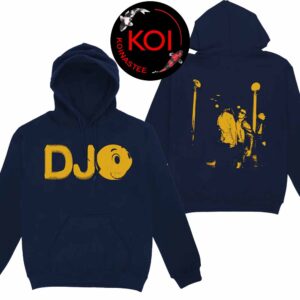 Djo Joe Keery Smiley Face Logo Two Sided Pullover Hoodie T-Shirt