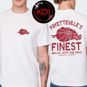 Fayetteville’s Finest Ballin With The Hogs Two Sided T-Shirt