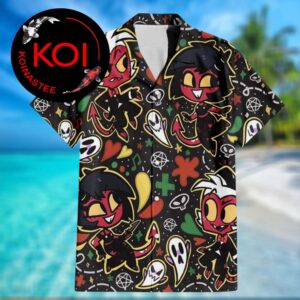 Helluva Boss Millie And Moxxie Hawaiian Shirt