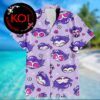 Helluva Boss Stolas Purple Star Pattern Hawaiian Shirt