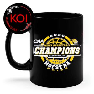 Hofstra Pride University Men’s Basketball CAA Champions 2026 Ceramic Mug Cup