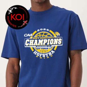 Hofstra Pride University Men’s Basketball CAA Champions 2026 Unisex T-Shirt