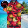 Hoppers Disney Movie Amphibian King Sunset Beach Summer Vibes Hawaiian Shirt