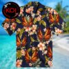 Hoppers Disney Movie Insect King Pineapple Black White Tropical Pattern Hawaiian Shirt
