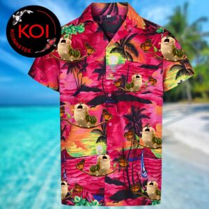 Hoppers Disney Movie Insect Princess Coconut Beach Sunset Summer Hawaiian Shirt