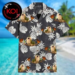 Hoppers Disney Movie Insect Princess Pineapple Black Grey Summer Vibes Hawaiian Shirt
