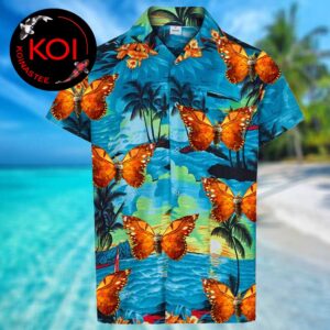 Hoppers Disney Movie Insect Queen Sunset Beach Summer Hawaiian Shirt