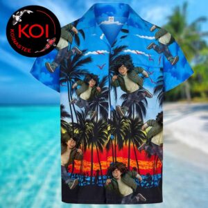 Hoppers Disney Movie Mabel Tanaka Sunset Beach Summer Pattern Hawaiian Shirt