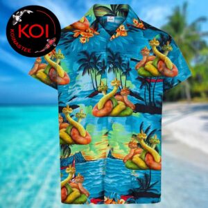 Hoppers Disney Movie Reptile Queens Coconut Beach Summer Vibes Hawaiian Shirt