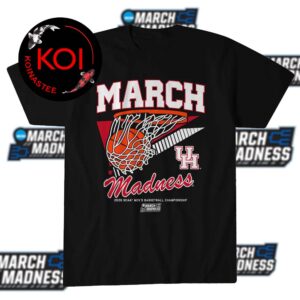 Houston Cougars Men’s Basketball 2026 March Madness Retro Unisex T-Shirt Hoodie