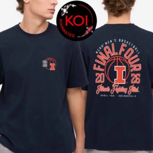 Illinois Fighting Illini 2026 Final Four NCAA Men’s Basketball March Madness Two Sided T-Shirt