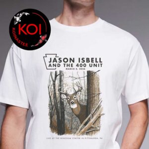 Jason Isbell And The 400 Unit Pittsburgh PA 2026 Benedum Center March 2nd Unisex T-Shirt