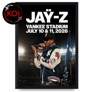 Jay Z Yankee Stadium 2026 July 10th 11th Home Decor Poster Canvas