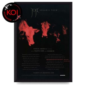 Joji 2026 North America Tour Dates Home Decor Poster Canvas