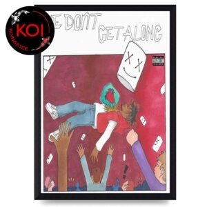 JuiceWrld 9 9 9 x Marshmello We Don’t Get Along Single Cover Home Decor Poster Canvas