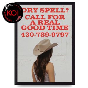 Kacey Musgraves Middle Of Nowhere Dry Spell Call For Real Good Time Home Decor Poster Canvas