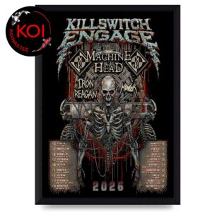 Killswitch Engage 2026 Tour Dates Home Decor Poster Canvas