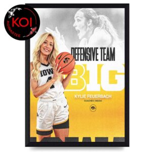 Kylie Feuerbach B1G All Defensive Team 2026 Home Decor Poster Canvas