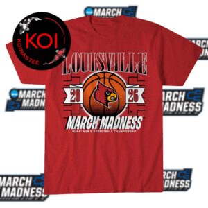 Louisville Cardinals Men’s Basketball 2026 March Madness Unisex T-Shirt Hoodie