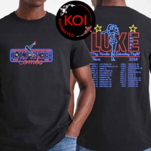 Luke Combs 2026 Tour Dates Neon Two Sided T-Shirt