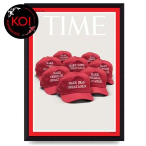 Make Iran Great Again Time Magazine Cover Home Decor Poster Canvas