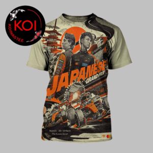 McLaren Mastercard Formula 1 Team 2026 Japanese GP All Over Print T-Shirt